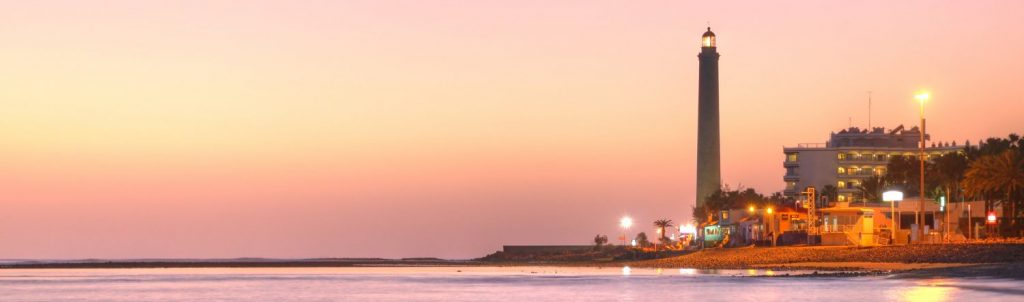 Maspalomas lighthouse, Gran Canaria, Spain